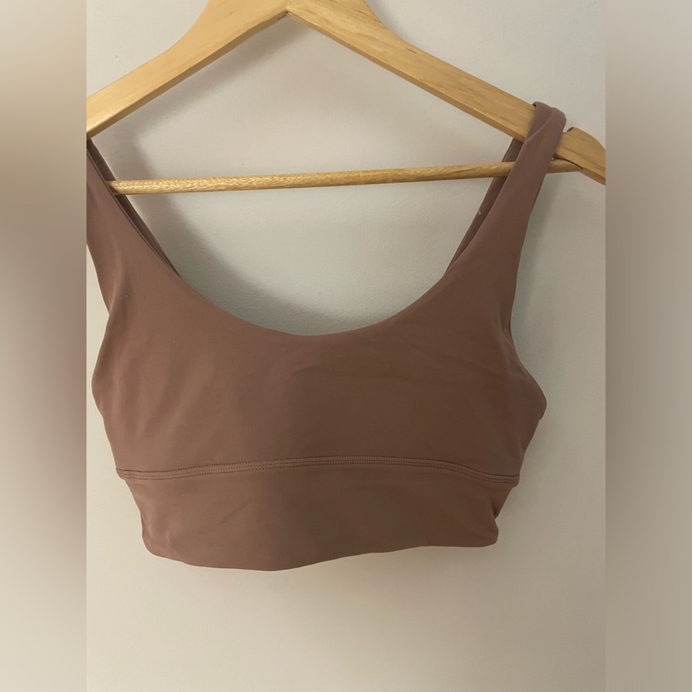 Lulu lemon align bra size 10 A/B cup. Color twilight rose